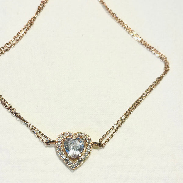 Heart-Shaped Silver Bracelet for Women