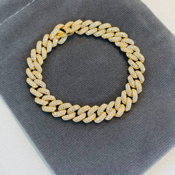 Men’s Women's Classic Cuban Link Chain Bracelet – 925 Sterling Silver