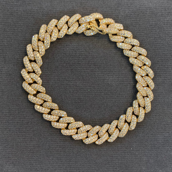 Men’s Women's Classic Cuban Link Chain Bracelet – 925 Sterling Silver