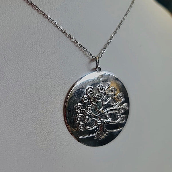 Tree of Life Necklace Sterling Silver