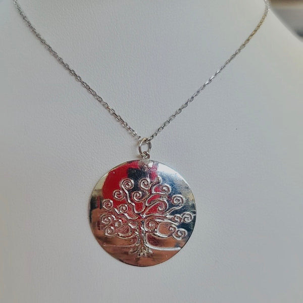Tree of Life Necklace Sterling Silver