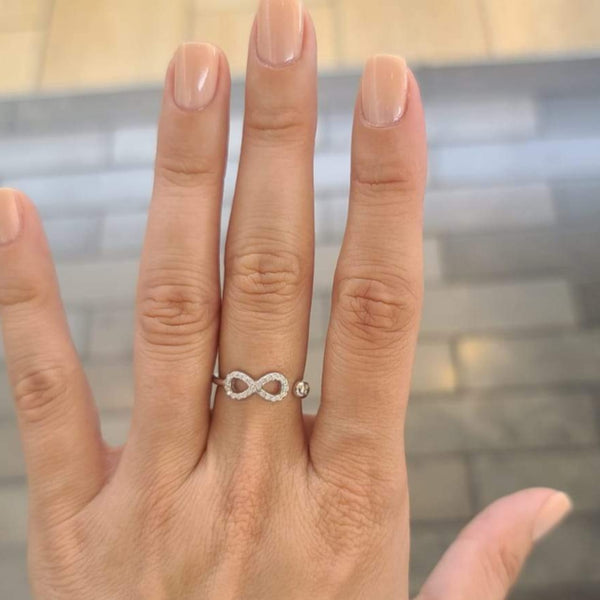 Infinity Sterling Silver Ring