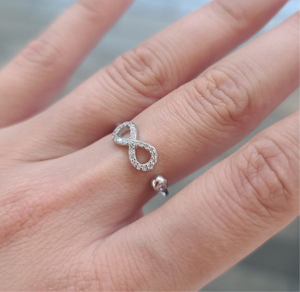 Infinity Sterling Silver Ring