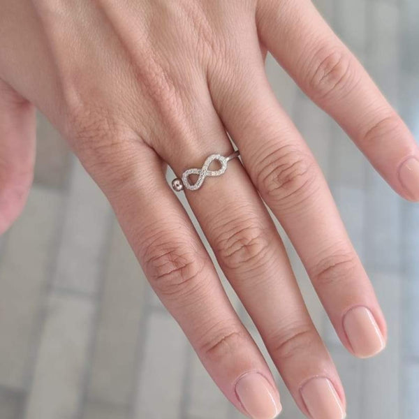 Infinity Sterling Silver Ring