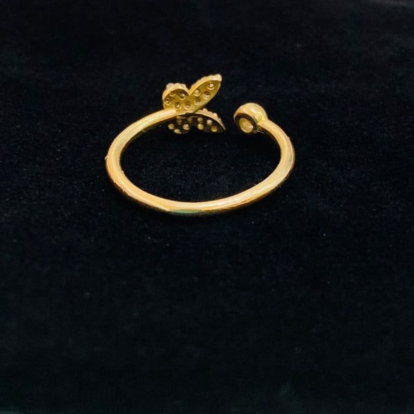 Butterfly Delicate Ring 925 Sterling Silver Adjustable
