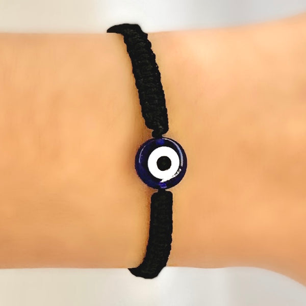 Evil Eye Braided Adjustable Wowen Bracelet