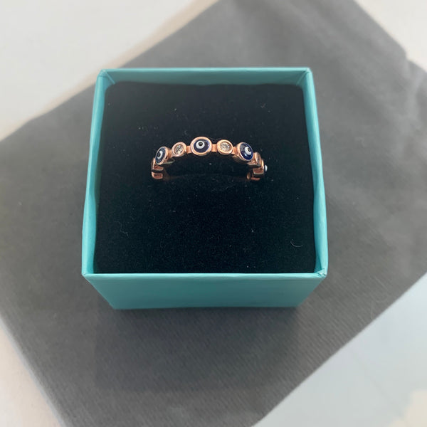 Multiple Evil Eye Ring
