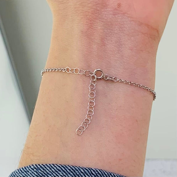 Modern Butterfly Sterling Silver Bracelet