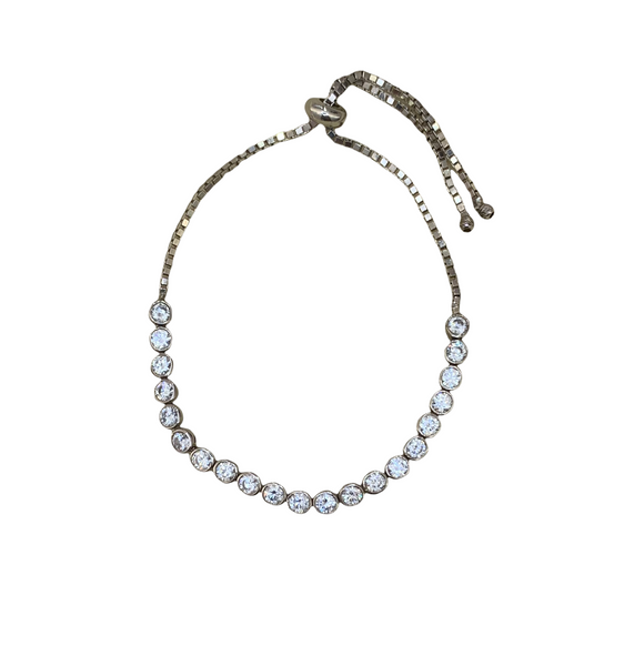 Simple Casual Sterling Silver Bracelet