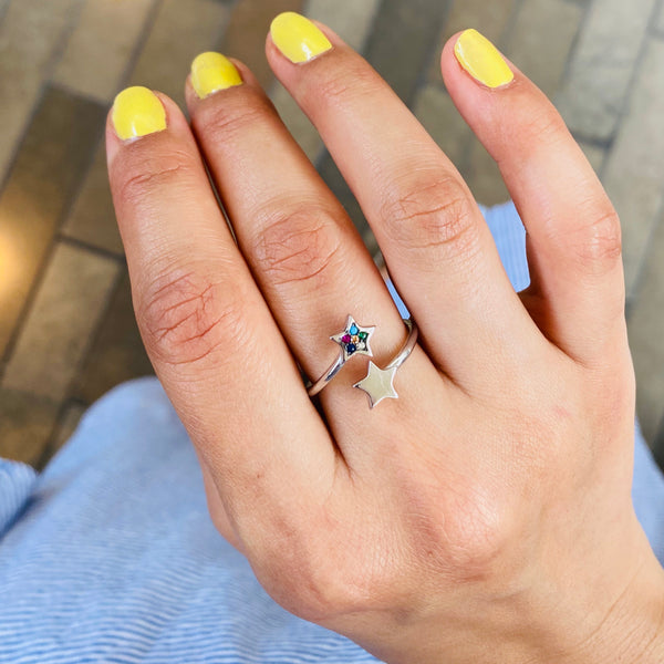 Star Ring Double Adjustable