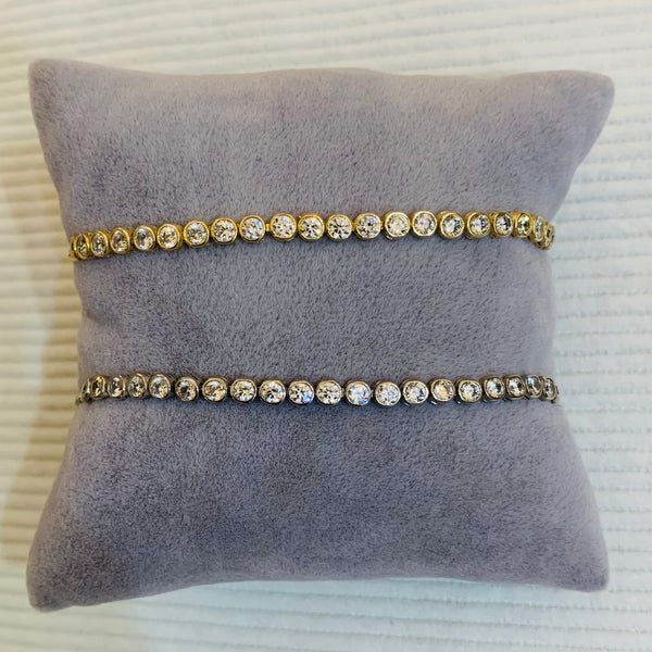 Simple Casual Sterling Silver Bracelet