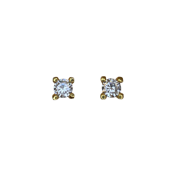 Simple Small Sterling Silver Stud Earrings