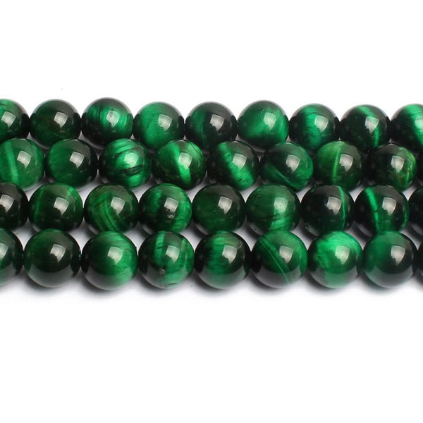 Green Tiger Eye with Big Silver Cross Crystal Men Women Natural Gemstone Adjustable String Beaded Bracelet
