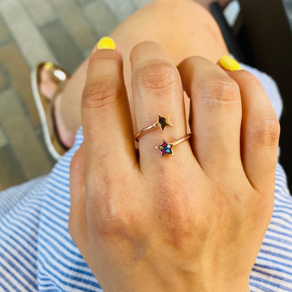 Star Ring Double Adjustable