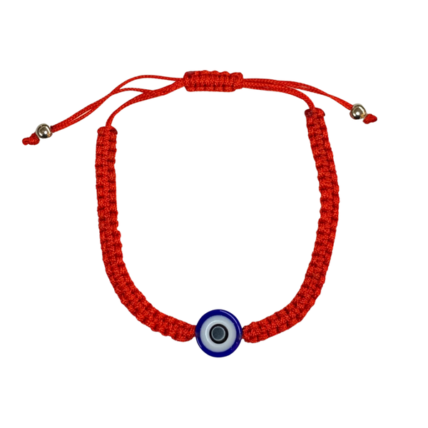 Evil Eye Braided Adjustable Wowen Bracelet
