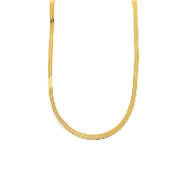 Herringbone Snake Chain Sterling Silver Necklace