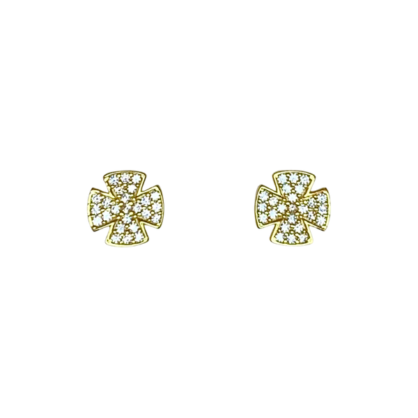Stylish Shiny Sterling Silver Earrings