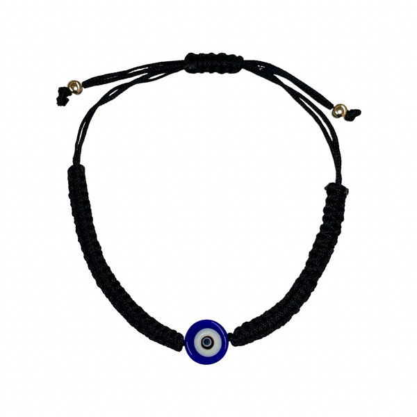 Evil Eye Braided Adjustable Wowen Bracelet