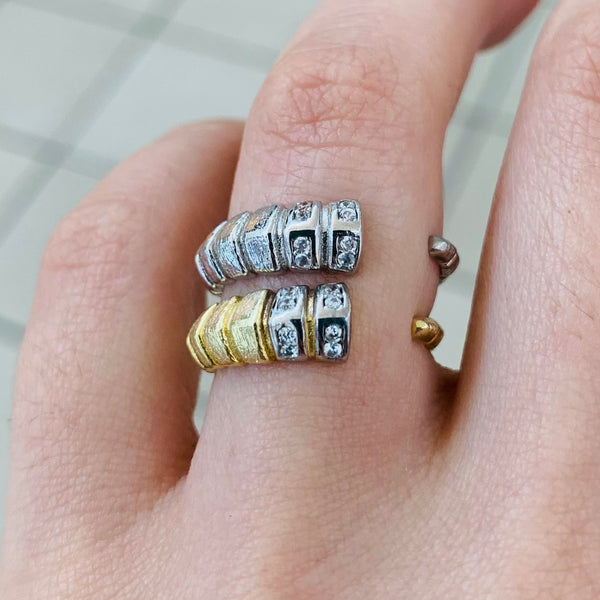 Tail Shape Sterling Silver Ring