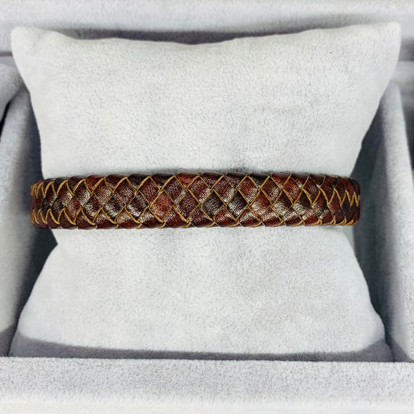 Classy Leather Men Bracelet