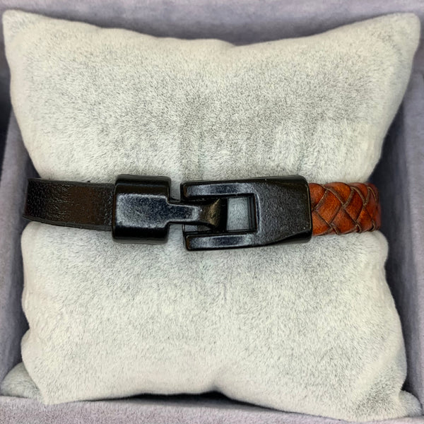 Half and Half Leather Bracelet