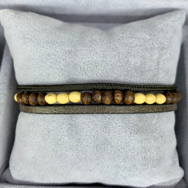 Authentic Brown Leather Bracelet