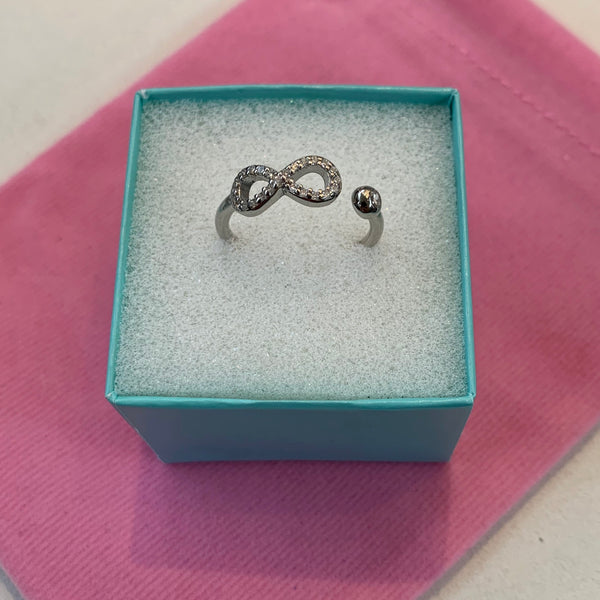 Infinity Sterling Silver Ring