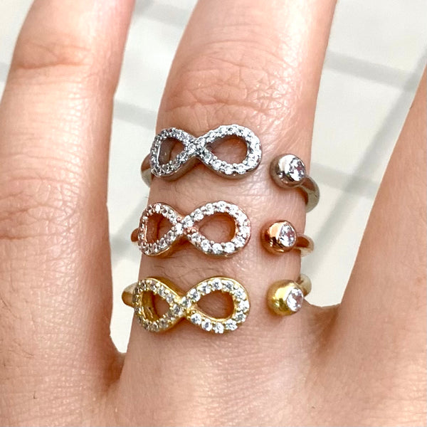 Infinity Sterling Silver Ring