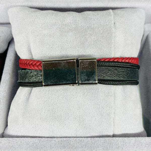 Cool Multiple Leather Men Bracelet