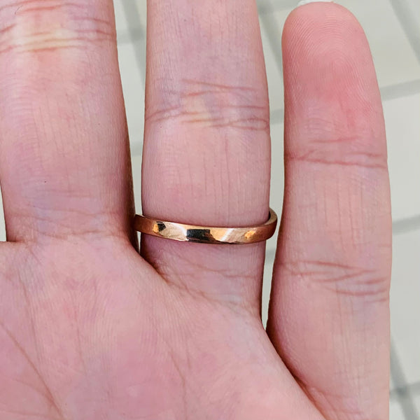 Rose Gold Plated Stylish Adjustable Sterling Silver Ring