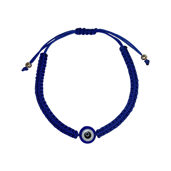 Evil Eye Braided Adjustable Wowen Bracelet
