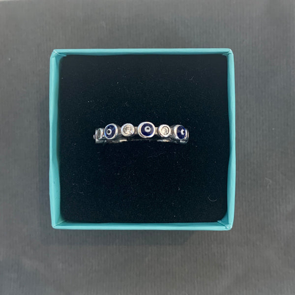 Multiple Evil Eye Ring