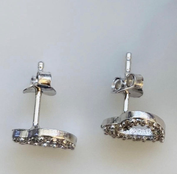 Tiny Heart Stud Earrings