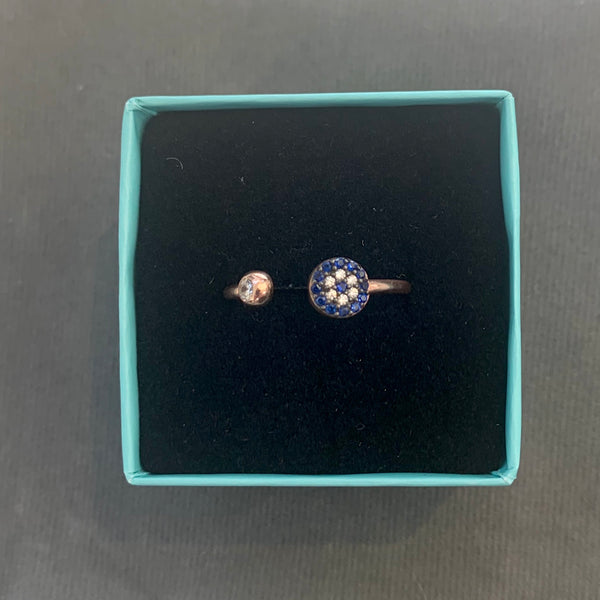 Evil Eye Ring Adjustable