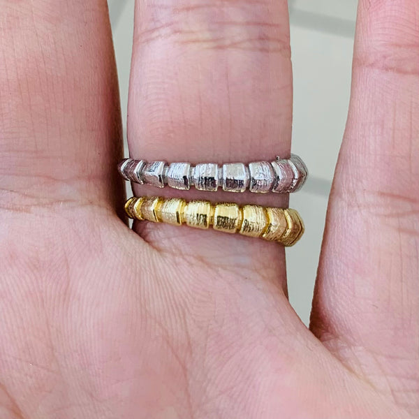 Tail Shape Sterling Silver Ring