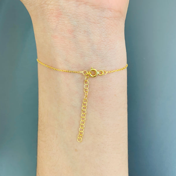 Tiny Heart Sterling Silver Bracelet
