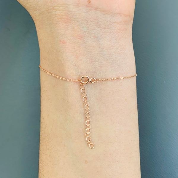 Tiny Heart Sterling Silver Bracelet