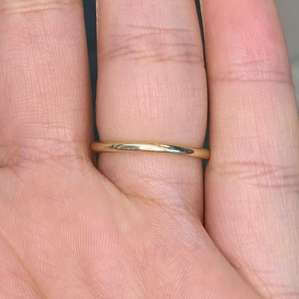 Mini Circular Infinity Sterling Silver Ring