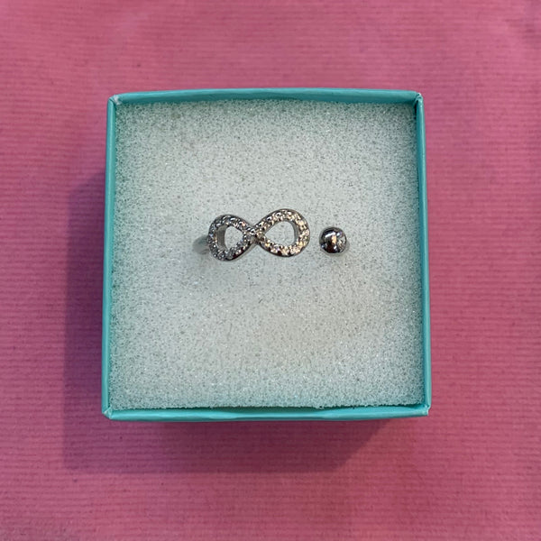 Infinity Sterling Silver Ring