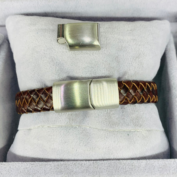 Classy Leather Men Bracelet
