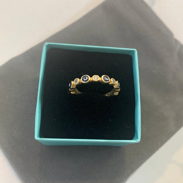 Multiple Evil Eye Ring