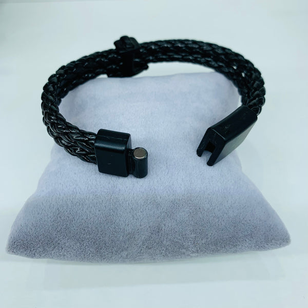 Anchor Leather Men Bracelet