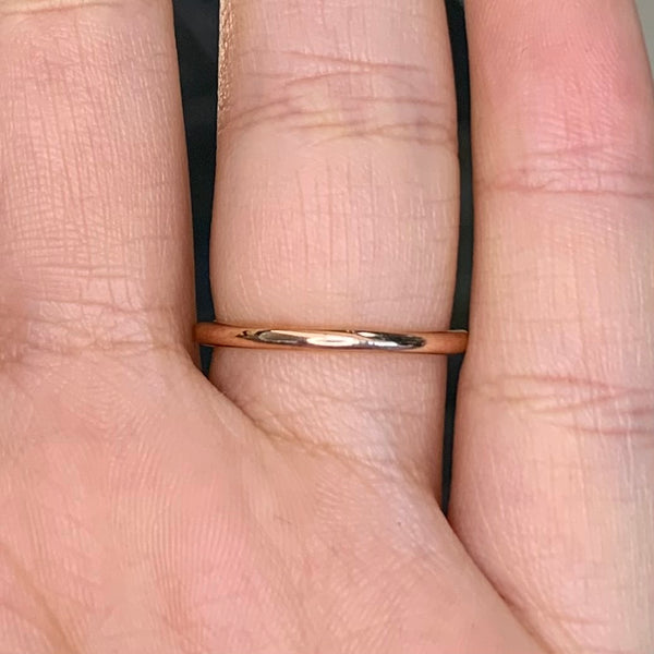 Mini Circular Infinity Sterling Silver Ring