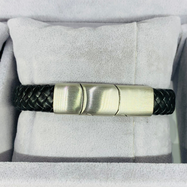 Classy Leather Men Bracelet