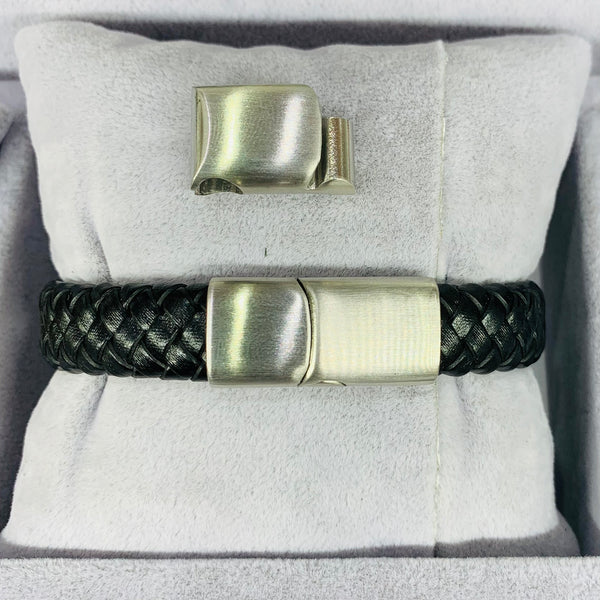 Classy Leather Men Bracelet