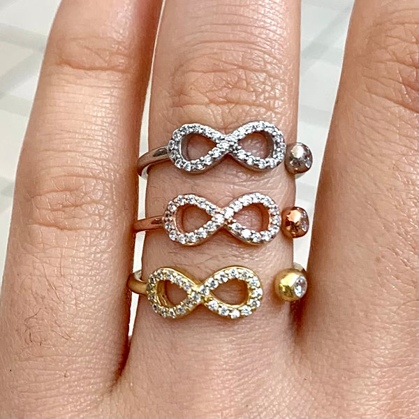 Infinity Sterling Silver Ring