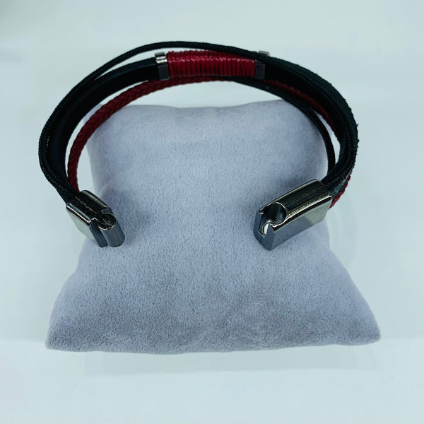 Cool Multiple Leather Men Bracelet