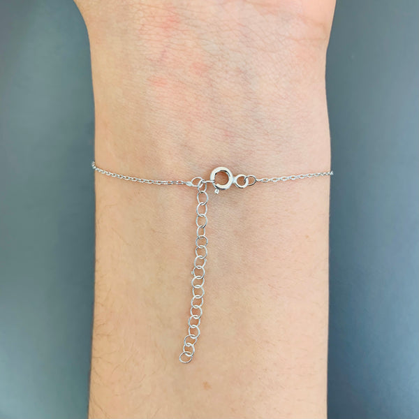 Tiny Heart Sterling Silver Bracelet