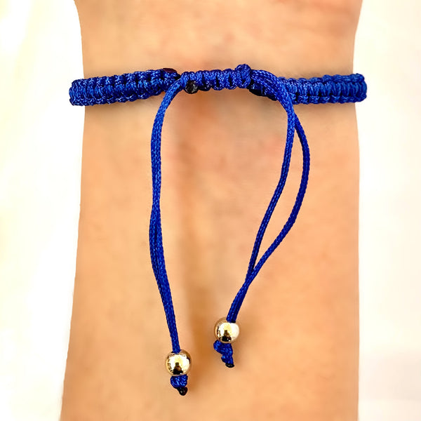 Evil Eye Braided Adjustable Wowen Bracelet
