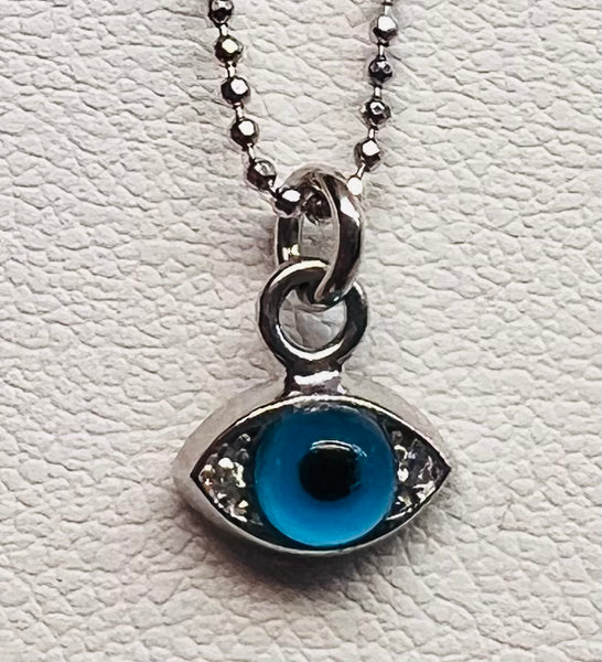 Washington Sterling Silver Evil Eye Necklace Model 17